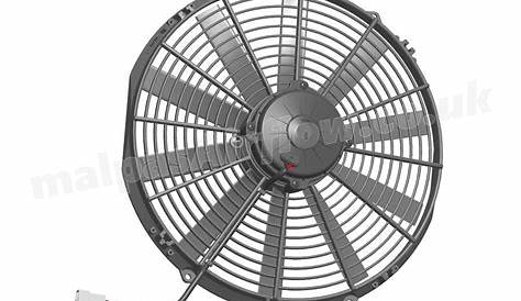 30102041 SPAL 14" (350mm) Cooling Fan VA08-AP70/LL-23MA (12v / 1623 cfm