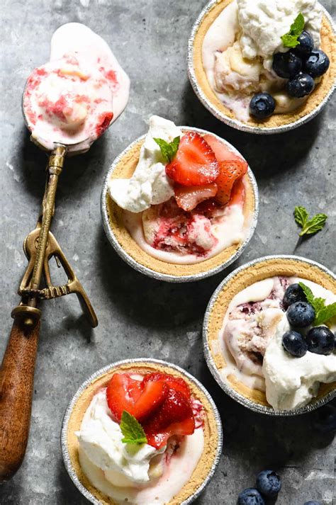 Celebrate Summer S Sweeter Moments With Mini Ice Cream Pies They Take Just Minutes To Put