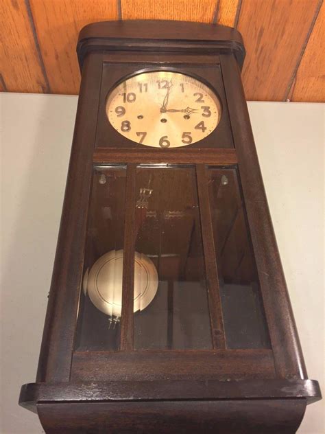 Vintage Junghans Wall Clock With Westminster Chimes Runs Strikes And From