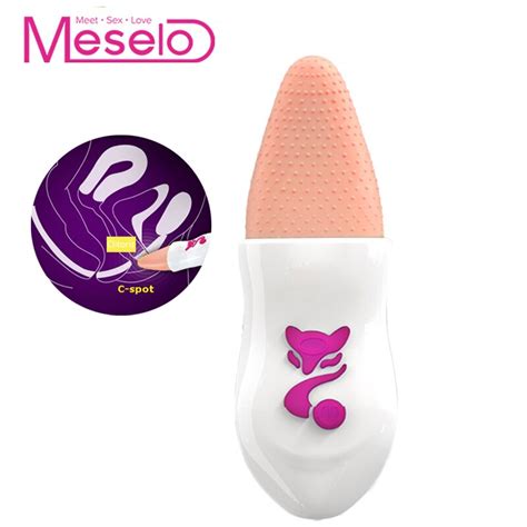 Meselo 20 Speeds Tongue Vibrator Adult Sex Toys For Woman Silicone
