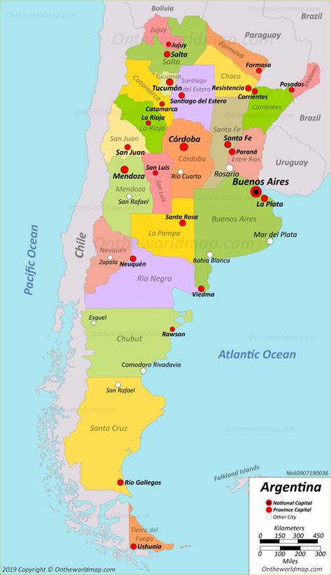 Argentina Map Detailed Maps Of Argentine Republic