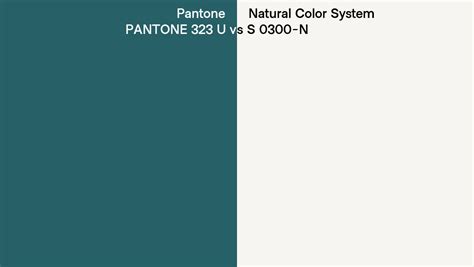 Pantone 323 U Vs Natural Color System S 0300 N Side By Side Comparison