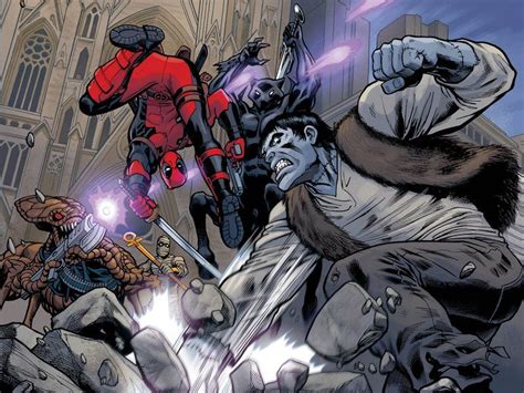 Deadpool Vs Frankenstein And Friends By Reillybrown On Deviantart Lady