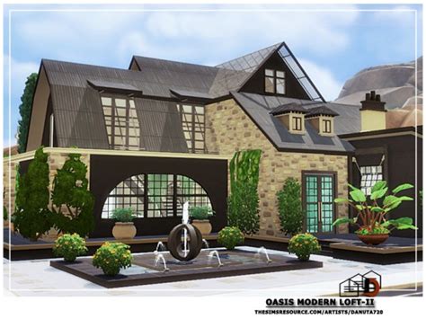 The Sims Resource Oasis Modern Loft Ii By Danuta720 • Sims 4 Downloads