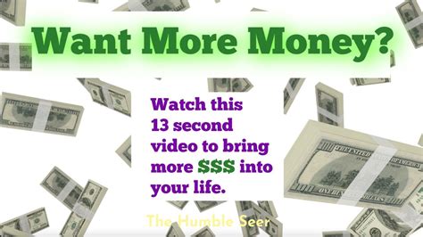 Want More Money Watch This Youtube