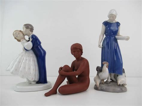 Lot Detail Two B And G Bing And Grondahl Porcelain Figurines