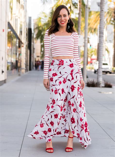 Six Ways To Wear A Maxi Skirt 2018 Summer Outfits