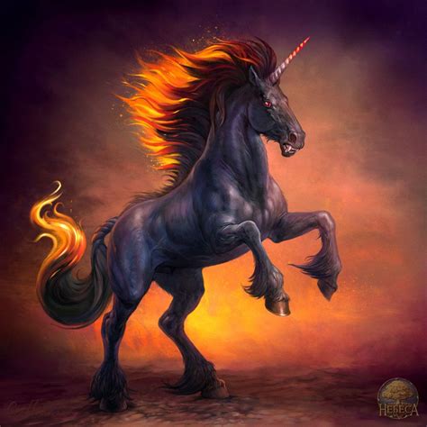 Unicorn By Julaxart Волшебные создания Лошадиные картины