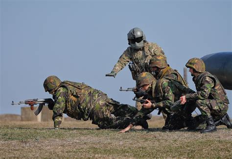 Romanian Us Troops Train Together In Nato Support Operation