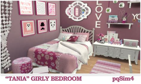 Tania Girly Bedroom At Pqsims4 Sims 4 Updates