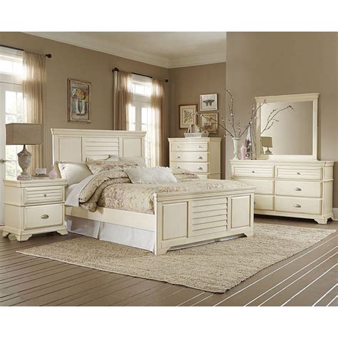 Off White Bedroom Set A America Furniture Northlake 4 Piece Storage