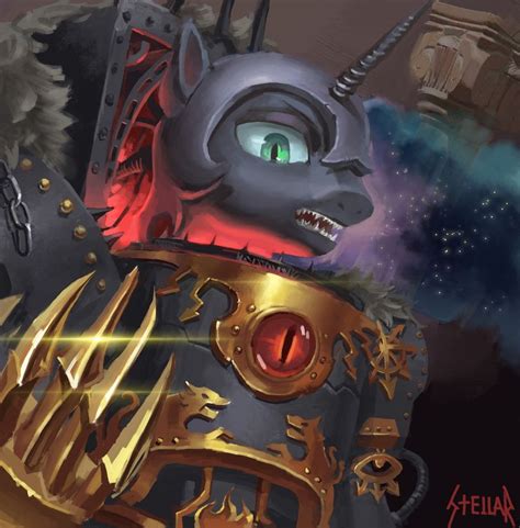 Wh40k Mlp Crossover Warmaster Nightmare Moon Боевой молот Дизайн