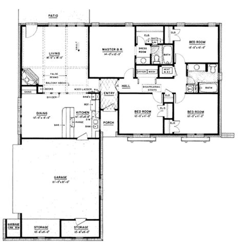 Click here to view our material list for our floor plans! Beautiful 1500 Square Foot Ranch House Plans - New Home ...