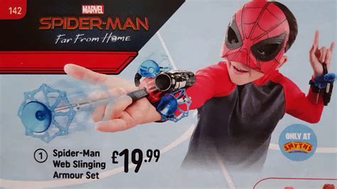 toy spider man web slinging armour set youtube