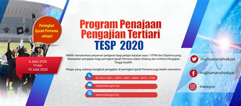 107/mpn/ms/2006 tersebut ditujukan kepada menteri pendayagunaan aparatur negara, kepala staf. Program Penajaan Pengajian Tertiari (TESP) 2020 | eWARTA MARA
