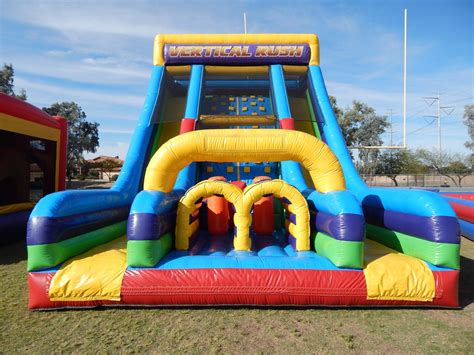 Vertical Rush Inflatable Obstacle Slide Lets Party