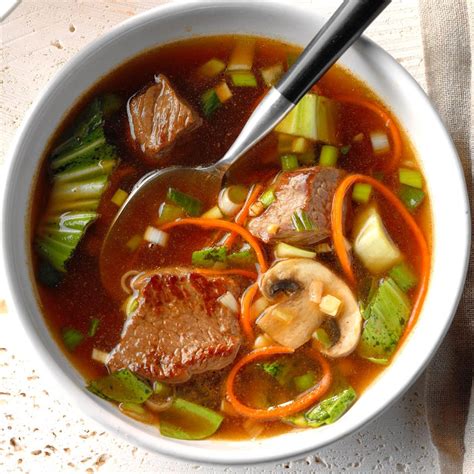 Asian Vegetable Beef Soup Recipe How To Make It