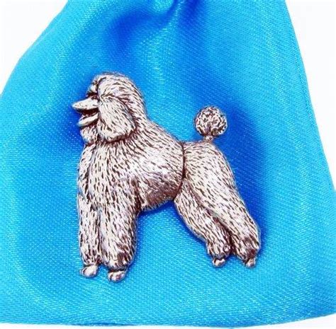 Poodle Pin Badge High Quality Pewter Ts From Pageant Pewter