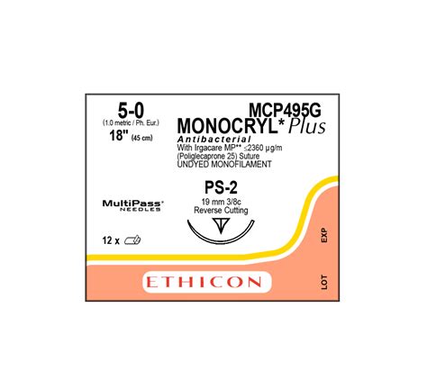 Monocryl Plus Mcp495g Total Surgery