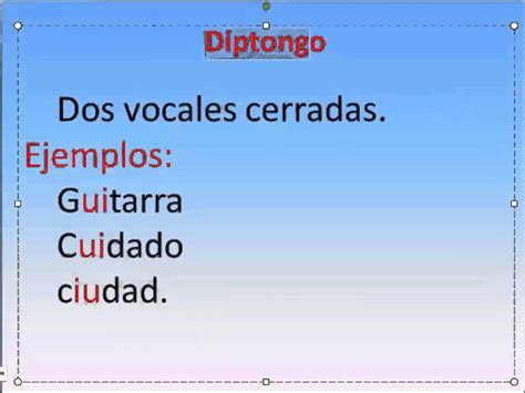 Diptongos Con Dos Vocales Cerradas