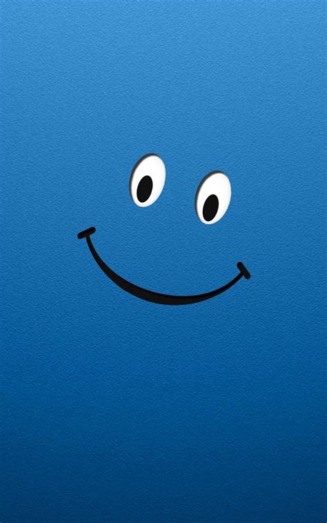 Download Wallpaper 800x1280 Blue White Smile Drawing Samsung Galaxy