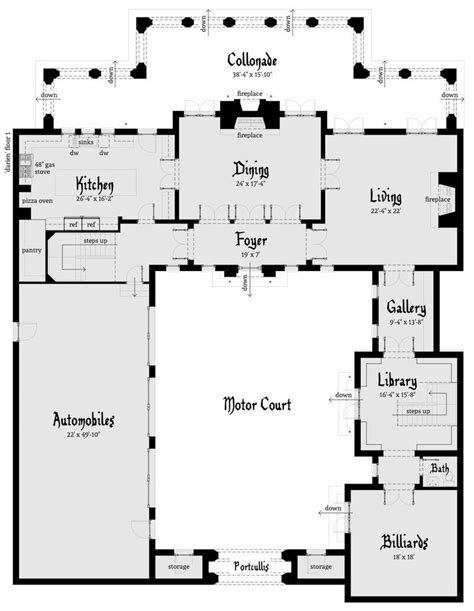 There is an open floor plan for users to set up their own interior design and plenty of room to work with everything. minecraft modern house blueprints layer by layer ile ilgili görsel sonucu | Castle house plans ...