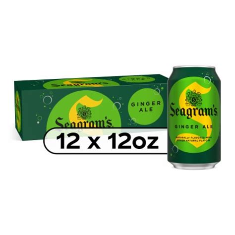 Seagram S® Ginger Ale Caffeine Free Soda Fridge Pack Cans 12 Pk 12 Fl Oz Baker’s