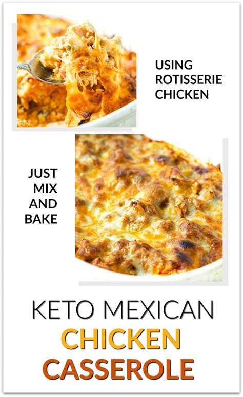 This low carb chicken fajita casserole is a flavorful, cheesy, protein packed meal the entire family will enjoy. Keto Mexican Chicken Casserole - Easy Low Carb Comfort ...