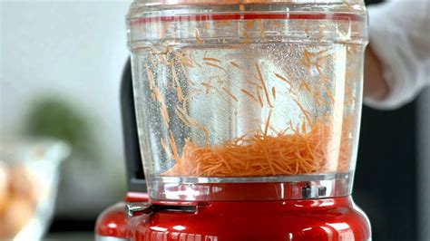 Julienne carrots in a food processor. KitchenAid Food Processor - Cutting techniques - YouTube