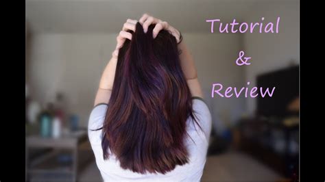 Brown To Purple Hair Transformation Splat Review Youtube