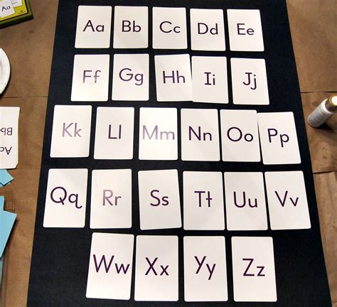 Large colorful alphabet flashcards for kindergarten & preschool! alphabet_cards - Spoonful of Imagination