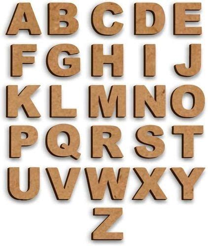 Wood Wooden Alphabet Letters At Best Price In Jaipur Shilpacharya
