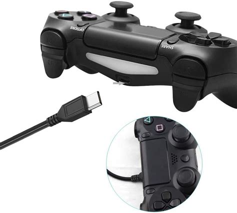 Ps4 Controller Charging Cable 6amlifestyle Extra Long 3m Micro Usb