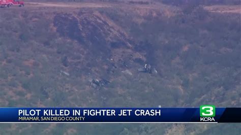 Pilot Killed In Fighter Jet Crash In Southern California Youtube