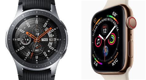 And it will run wear os with samsung putting its own. Intip Perbandingan Apple Watch Series 4 dan Samsung Galaxy ...