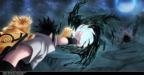 Naruto And Sasuke Vs Obito Naruto Art Naruto Anime Naruto
