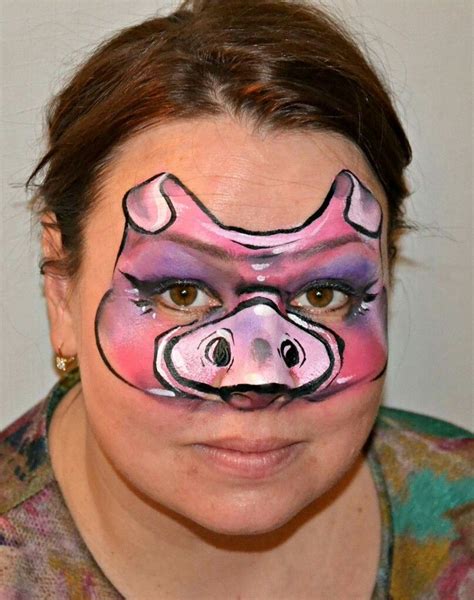 Tanya Maslova Pig Face Painting Design Animal Face Paintings Animal