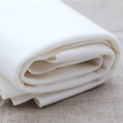 100 Wool Felt Fabric Approx 1mm Thick Ivory White Orientaldirect
