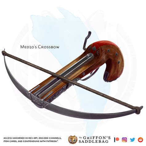 The Griffons Saddlebag Medzos Crossbow Weapon Crossbow Hand