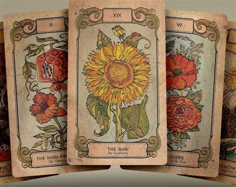 Botanica Oculta Tarot 78 2 Extra Cards Deck Antique Edition Etsy