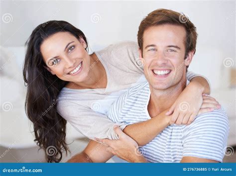 we love each other a happy couple smiling and looking at the camera stock image image of