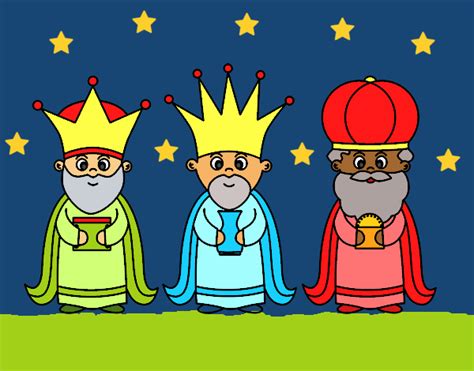 Dibujo De Los 3 Reyes Magos Pintado Por En El Día 05 01 16