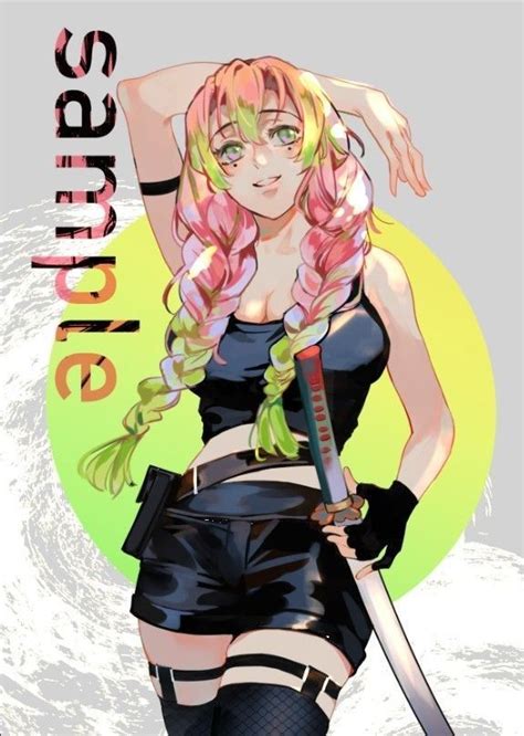 Mitsuri Kanroji Anime Anime Girl Anime Demon