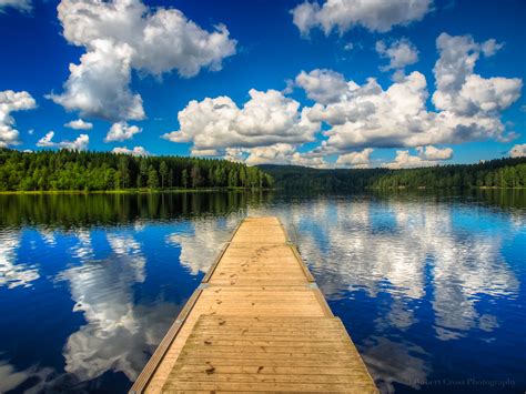 デスクトップ壁紙 夏 湖 反射 水 オスロ ノルウェー 雲 森林 風景 桟橋 ノルゲ ヨーロッパ 青空
