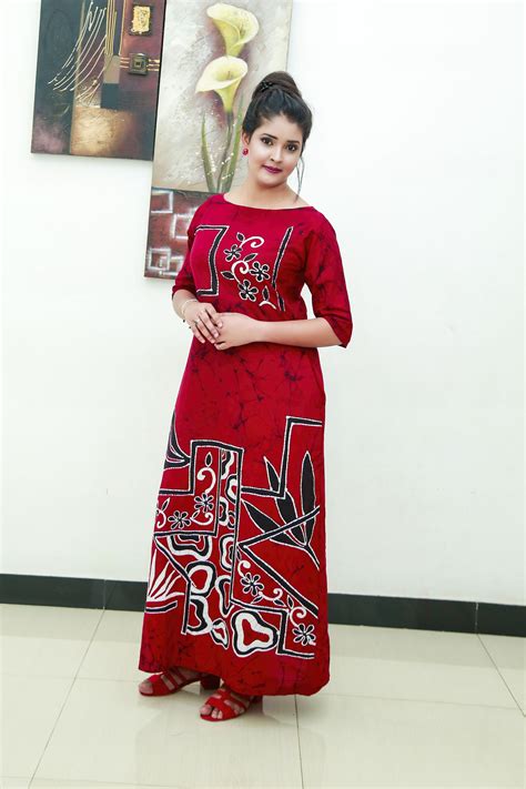 Batik Frock Hand Made Sri Lankan Zindromia Frocks Frock For Women Fashion Outfits