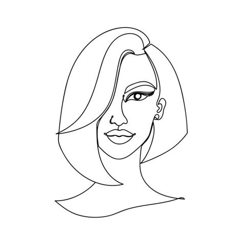 Woman Short Hair Back Illustrations Royalty Free Vector Graphics