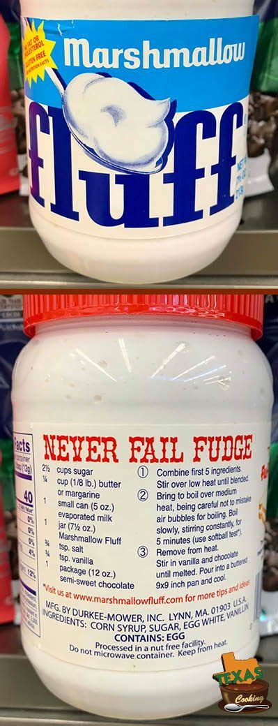 Never Fail Fudge Recipe From Marshmallow Fluff Fudge Recipes Easy Never Fail Fudge Recipe