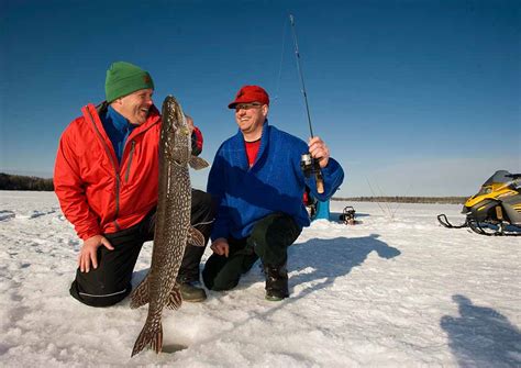 Ice Fishing In Northern Ontario Algoma Country