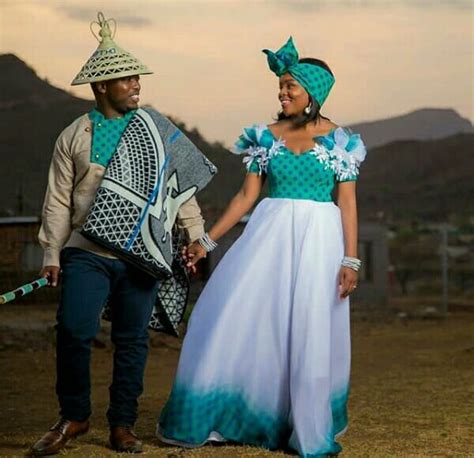 clipkulture sotho couple in traditional wedding clothes art