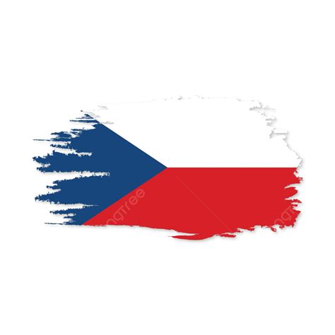Czech Republic Flag With Vector Stock Czech Republic Czech Republic